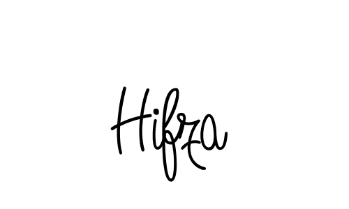 How to make Hifza signature? Angelique-Rose-font-FFP is a professional autograph style. Create handwritten signature for Hifza name. Hifza signature style 5 images and pictures png