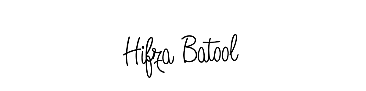 How to make Hifza Batool signature? Angelique-Rose-font-FFP is a professional autograph style. Create handwritten signature for Hifza Batool name. Hifza Batool signature style 5 images and pictures png