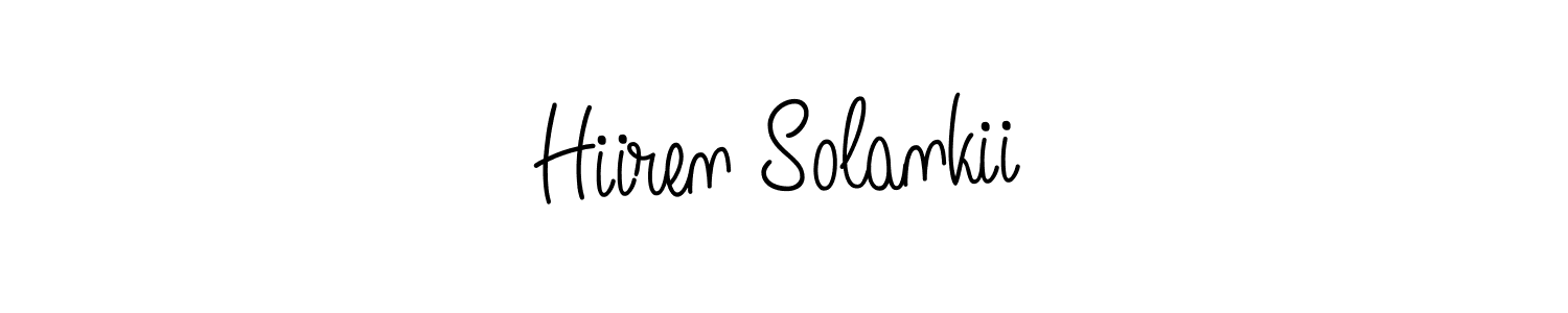 Similarly Angelique-Rose-font-FFP is the best handwritten signature design. Signature creator online .You can use it as an online autograph creator for name Hiiren Solankii. Hiiren Solankii signature style 5 images and pictures png