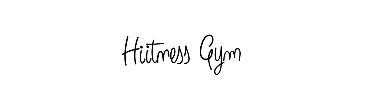 This is the best signature style for the Hiitness Gym name. Also you like these signature font (Angelique-Rose-font-FFP). Mix name signature. Hiitness Gym signature style 5 images and pictures png