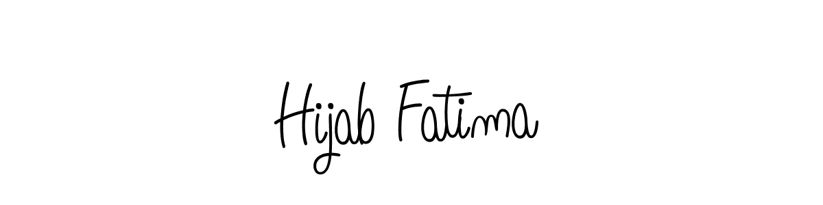 How to Draw Hijab Fatima signature style? Angelique-Rose-font-FFP is a latest design signature styles for name Hijab Fatima. Hijab Fatima signature style 5 images and pictures png