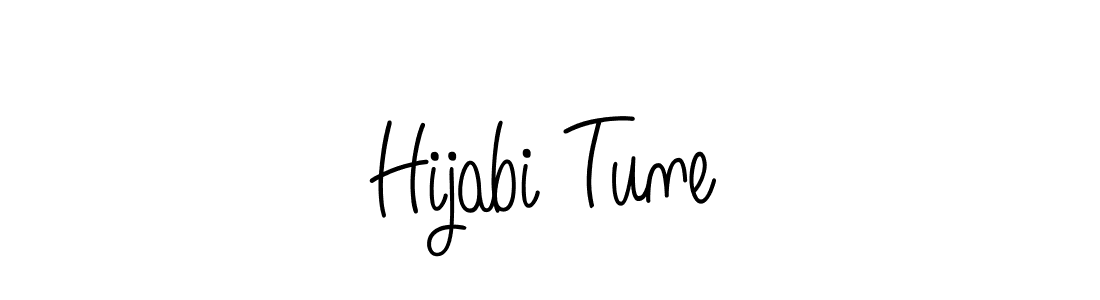 Once you've used our free online signature maker to create your best signature Angelique-Rose-font-FFP style, it's time to enjoy all of the benefits that Hijabi Tune name signing documents. Hijabi Tune signature style 5 images and pictures png