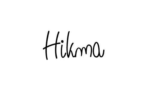 How to Draw Hikma signature style? Angelique-Rose-font-FFP is a latest design signature styles for name Hikma. Hikma signature style 5 images and pictures png