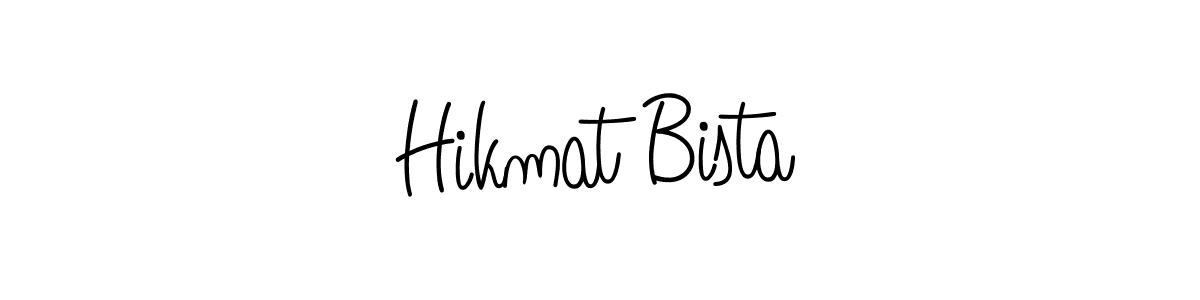Here are the top 10 professional signature styles for the name Hikmat Bista. These are the best autograph styles you can use for your name. Hikmat Bista signature style 5 images and pictures png