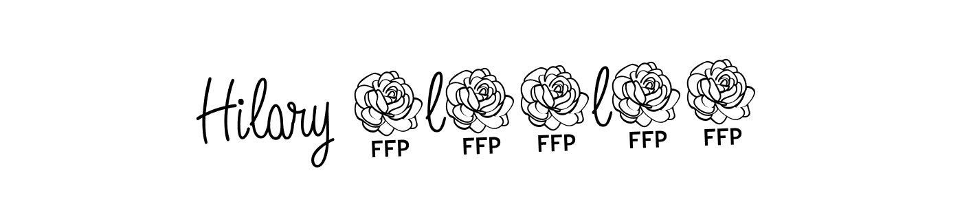 How to make Hilary 3l25l24 name signature. Use Angelique-Rose-font-FFP style for creating short signs online. This is the latest handwritten sign. Hilary 3l25l24 signature style 5 images and pictures png