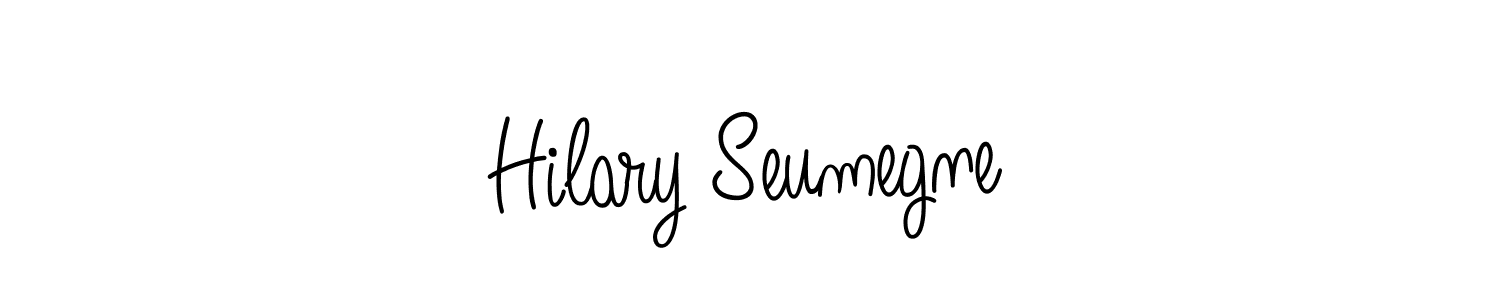 Make a beautiful signature design for name Hilary Seumegne. Use this online signature maker to create a handwritten signature for free. Hilary Seumegne signature style 5 images and pictures png