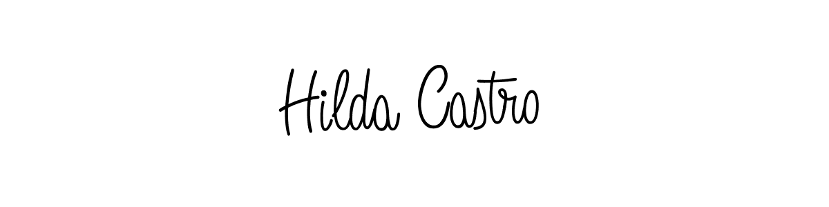 Also we have Hilda Castro name is the best signature style. Create professional handwritten signature collection using Angelique-Rose-font-FFP autograph style. Hilda Castro signature style 5 images and pictures png