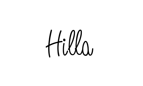 You can use this online signature creator to create a handwritten signature for the name Hilla. This is the best online autograph maker. Hilla signature style 5 images and pictures png