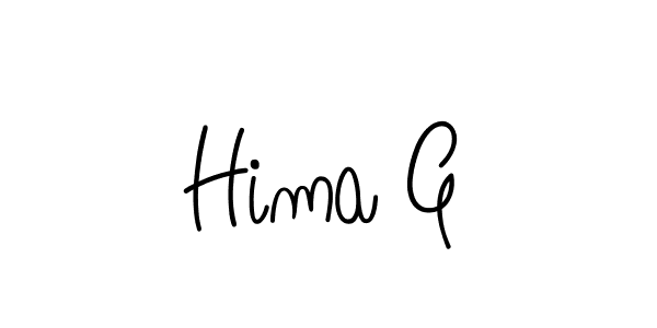 Once you've used our free online signature maker to create your best signature Angelique-Rose-font-FFP style, it's time to enjoy all of the benefits that Hima G name signing documents. Hima G signature style 5 images and pictures png