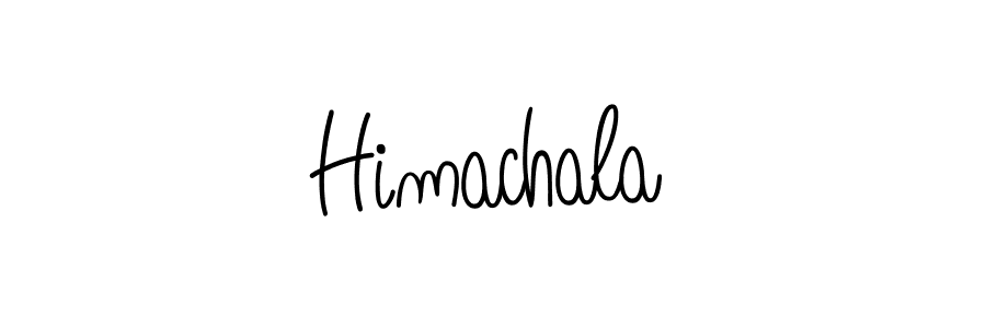 Design your own signature with our free online signature maker. With this signature software, you can create a handwritten (Angelique-Rose-font-FFP) signature for name Himachala. Himachala signature style 5 images and pictures png