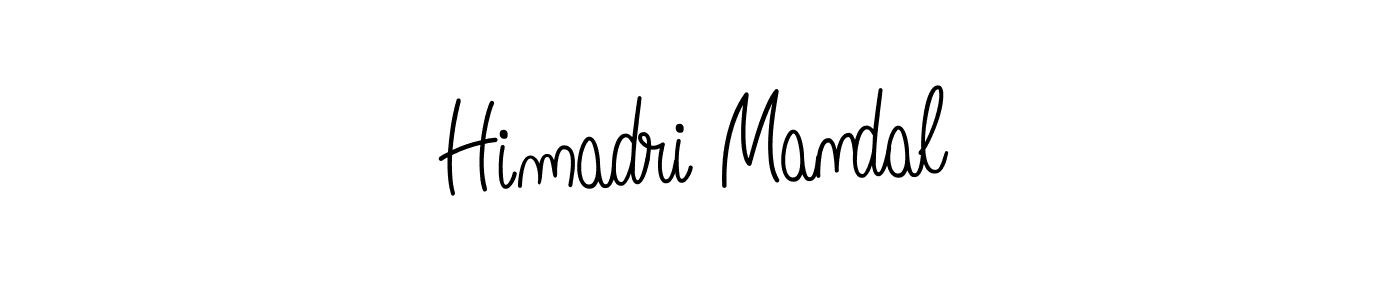 The best way (Angelique-Rose-font-FFP) to make a short signature is to pick only two or three words in your name. The name Himadri Mandal include a total of six letters. For converting this name. Himadri Mandal signature style 5 images and pictures png