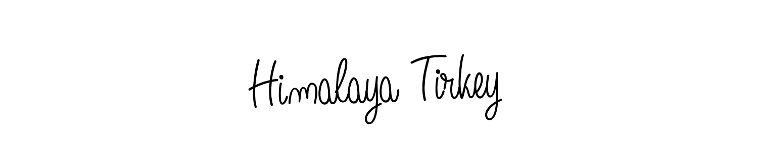 How to make Himalaya Tirkey signature? Angelique-Rose-font-FFP is a professional autograph style. Create handwritten signature for Himalaya Tirkey name. Himalaya Tirkey signature style 5 images and pictures png