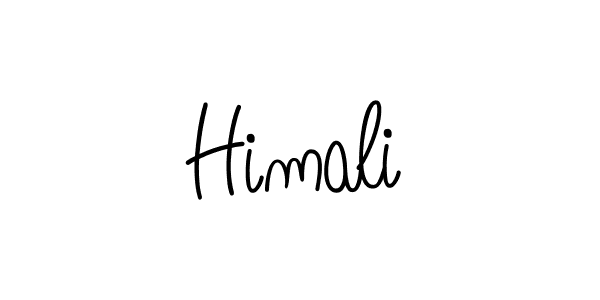 Create a beautiful signature design for name Himali. With this signature (Angelique-Rose-font-FFP) fonts, you can make a handwritten signature for free. Himali signature style 5 images and pictures png