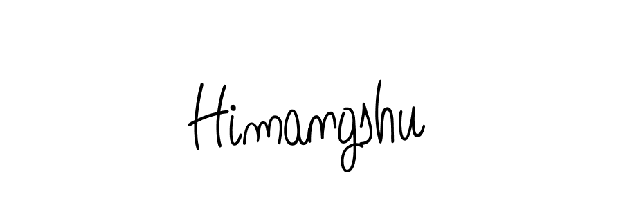 Make a beautiful signature design for name Himangshu. With this signature (Angelique-Rose-font-FFP) style, you can create a handwritten signature for free. Himangshu signature style 5 images and pictures png