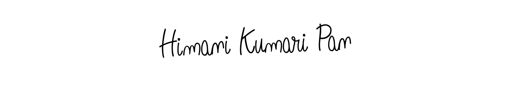 How to Draw Himani Kumari Pan signature style? Angelique-Rose-font-FFP is a latest design signature styles for name Himani Kumari Pan. Himani Kumari Pan signature style 5 images and pictures png
