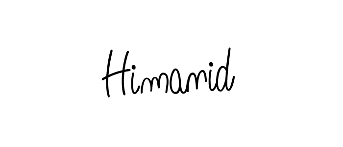 The best way (Angelique-Rose-font-FFP) to make a short signature is to pick only two or three words in your name. The name Himanid include a total of six letters. For converting this name. Himanid signature style 5 images and pictures png