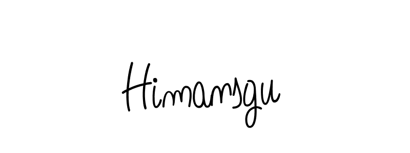 How to make Himansgu name signature. Use Angelique-Rose-font-FFP style for creating short signs online. This is the latest handwritten sign. Himansgu signature style 5 images and pictures png