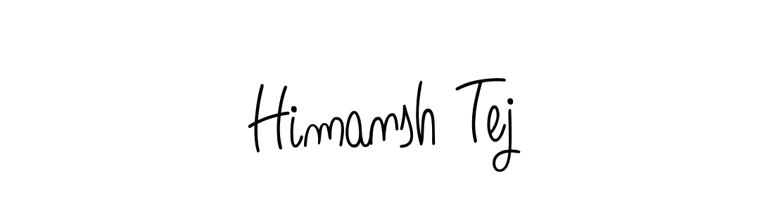 Make a beautiful signature design for name Himansh Tej. With this signature (Angelique-Rose-font-FFP) style, you can create a handwritten signature for free. Himansh Tej signature style 5 images and pictures png