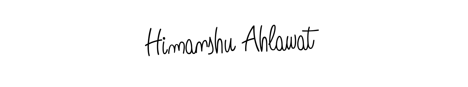 Design your own signature with our free online signature maker. With this signature software, you can create a handwritten (Angelique-Rose-font-FFP) signature for name Himanshu Ahlawat. Himanshu Ahlawat signature style 5 images and pictures png