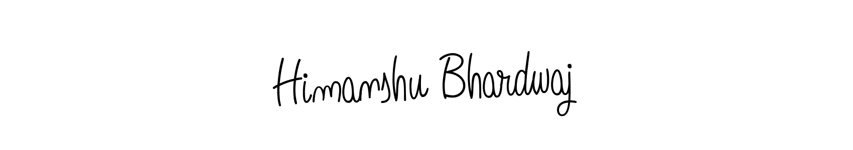 Design your own signature with our free online signature maker. With this signature software, you can create a handwritten (Angelique-Rose-font-FFP) signature for name Himanshu Bhardwaj. Himanshu Bhardwaj signature style 5 images and pictures png