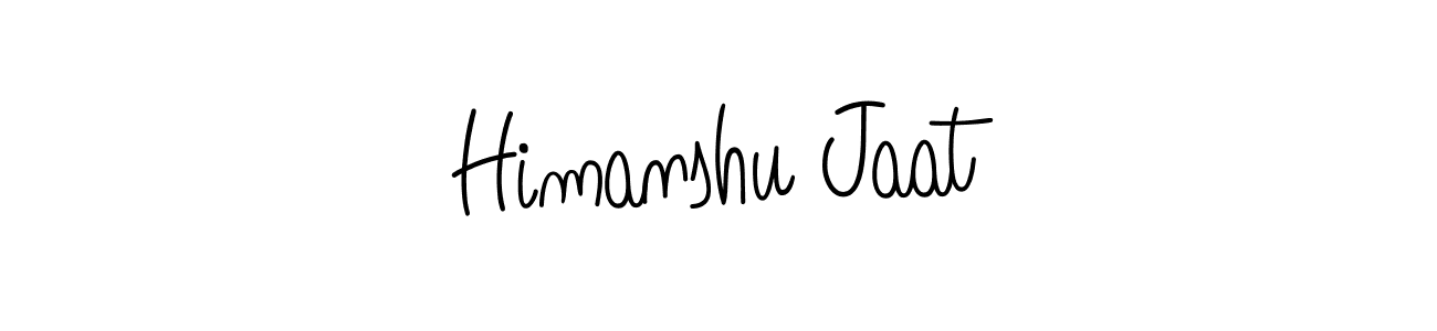 Design your own signature with our free online signature maker. With this signature software, you can create a handwritten (Angelique-Rose-font-FFP) signature for name Himanshu Jaat. Himanshu Jaat signature style 5 images and pictures png