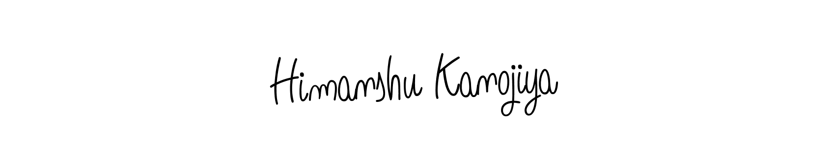 Himanshu Kanojiya stylish signature style. Best Handwritten Sign (Angelique-Rose-font-FFP) for my name. Handwritten Signature Collection Ideas for my name Himanshu Kanojiya. Himanshu Kanojiya signature style 5 images and pictures png