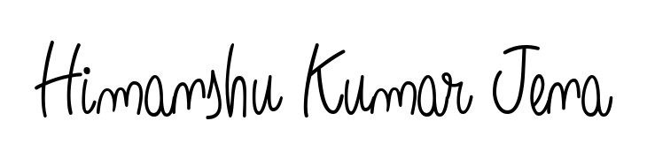 A classic penmanship look for Himanshu Kumar Jena. The Angelique-Rose-font-FFP font brings timeless elegance and confidence to every signed document. Himanshu Kumar Jena signature style 5 images and pictures png