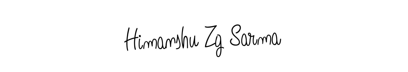 Once you've used our free online signature maker to create your best signature Angelique-Rose-font-FFP style, it's time to enjoy all of the benefits that Himanshu Zg Sarma name signing documents. Himanshu Zg Sarma signature style 5 images and pictures png