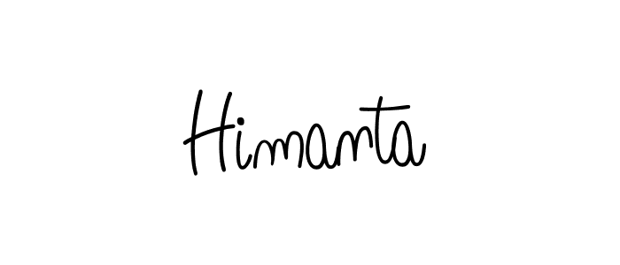 Make a beautiful signature design for name Himanta. With this signature (Angelique-Rose-font-FFP) style, you can create a handwritten signature for free. Himanta signature style 5 images and pictures png