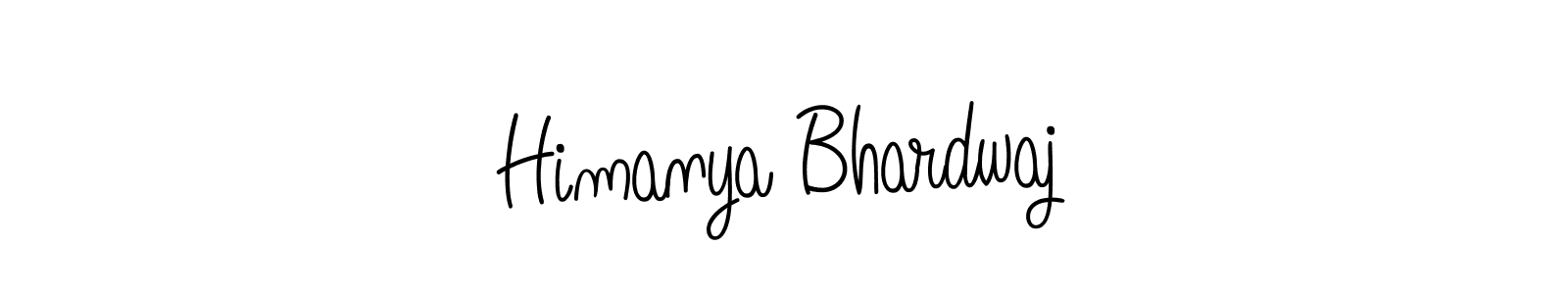 How to make Himanya Bhardwaj name signature. Use Angelique-Rose-font-FFP style for creating short signs online. This is the latest handwritten sign. Himanya Bhardwaj signature style 5 images and pictures png