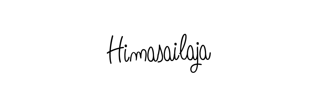 You should practise on your own different ways (Angelique-Rose-font-FFP) to write your name (Himasailaja) in signature. don't let someone else do it for you. Himasailaja signature style 5 images and pictures png