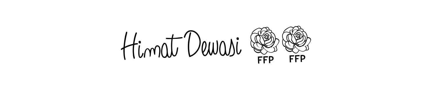 Design your own signature with our free online signature maker. With this signature software, you can create a handwritten (Angelique-Rose-font-FFP) signature for name Himat Dewasi 03. Himat Dewasi 03 signature style 5 images and pictures png