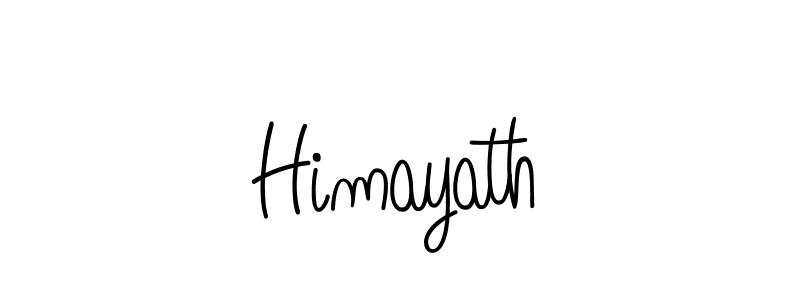 Create a beautiful signature design for name Himayath. With this signature (Angelique-Rose-font-FFP) fonts, you can make a handwritten signature for free. Himayath signature style 5 images and pictures png