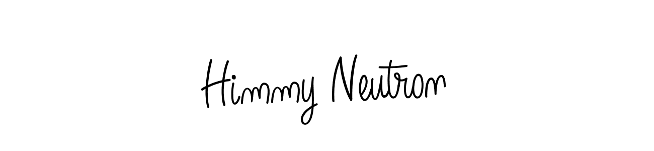 Make a beautiful signature design for name Himmy Neutron. With this signature (Angelique-Rose-font-FFP) style, you can create a handwritten signature for free. Himmy Neutron signature style 5 images and pictures png