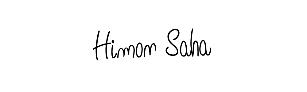 Create a beautiful signature design for name Himon Saha. With this signature (Angelique-Rose-font-FFP) fonts, you can make a handwritten signature for free. Himon Saha signature style 5 images and pictures png