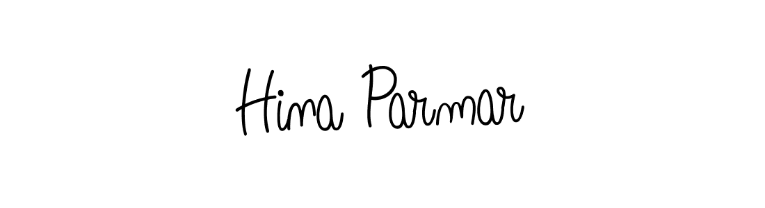 How to make Hina Parmar signature? Angelique-Rose-font-FFP is a professional autograph style. Create handwritten signature for Hina Parmar name. Hina Parmar signature style 5 images and pictures png