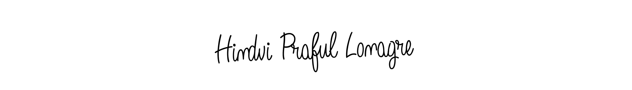 It looks lik you need a new signature style for name Hindvi Praful Lonagre. Design unique handwritten (Angelique-Rose-font-FFP) signature with our free signature maker in just a few clicks. Hindvi Praful Lonagre signature style 5 images and pictures png