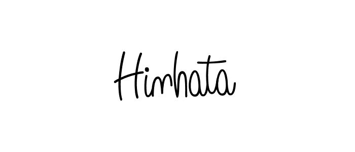 if you are searching for the best signature style for your name Hinhata. so please give up your signature search. here we have designed multiple signature styles  using Angelique-Rose-font-FFP. Hinhata signature style 5 images and pictures png