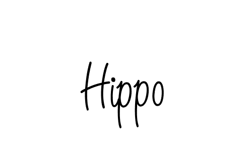 Design your own signature with our free online signature maker. With this signature software, you can create a handwritten (Angelique-Rose-font-FFP) signature for name Hippo. Hippo signature style 5 images and pictures png