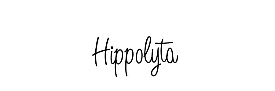 How to make Hippolyta signature? Angelique-Rose-font-FFP is a professional autograph style. Create handwritten signature for Hippolyta name. Hippolyta signature style 5 images and pictures png