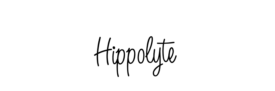 Design your own signature with our free online signature maker. With this signature software, you can create a handwritten (Angelique-Rose-font-FFP) signature for name Hippolyte. Hippolyte signature style 5 images and pictures png