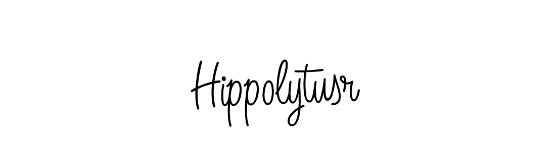 How to make Hippolytusr signature? Angelique-Rose-font-FFP is a professional autograph style. Create handwritten signature for Hippolytusr name. Hippolytusr signature style 5 images and pictures png