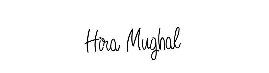 Also we have Hira Mughal name is the best signature style. Create professional handwritten signature collection using Angelique-Rose-font-FFP autograph style. Hira Mughal signature style 5 images and pictures png