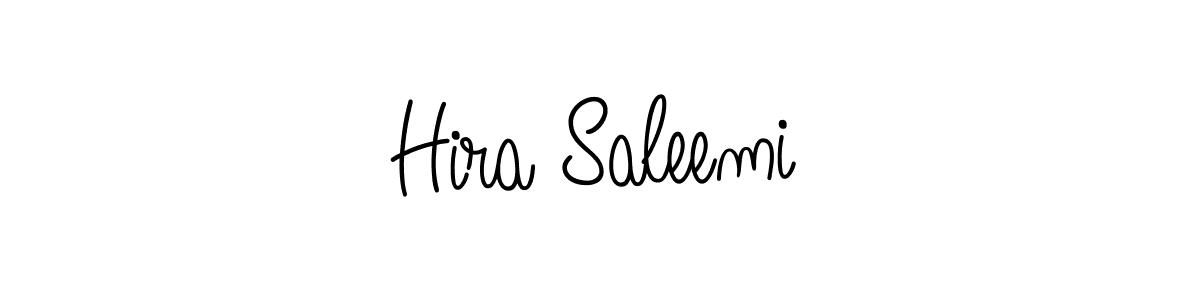 Also we have Hira Saleemi name is the best signature style. Create professional handwritten signature collection using Angelique-Rose-font-FFP autograph style. Hira Saleemi signature style 5 images and pictures png