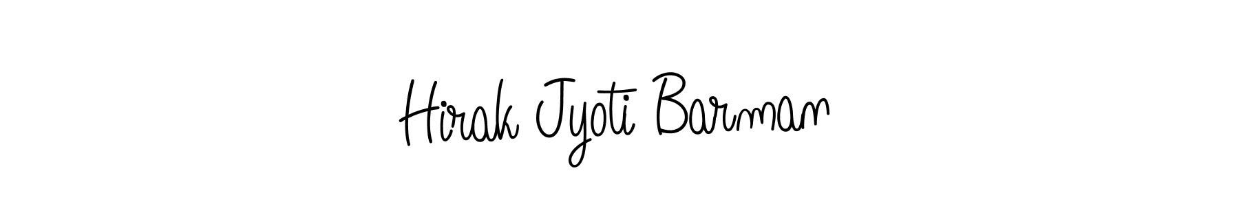 Hirak Jyoti Barman stylish signature style. Best Handwritten Sign (Angelique-Rose-font-FFP) for my name. Handwritten Signature Collection Ideas for my name Hirak Jyoti Barman. Hirak Jyoti Barman signature style 5 images and pictures png