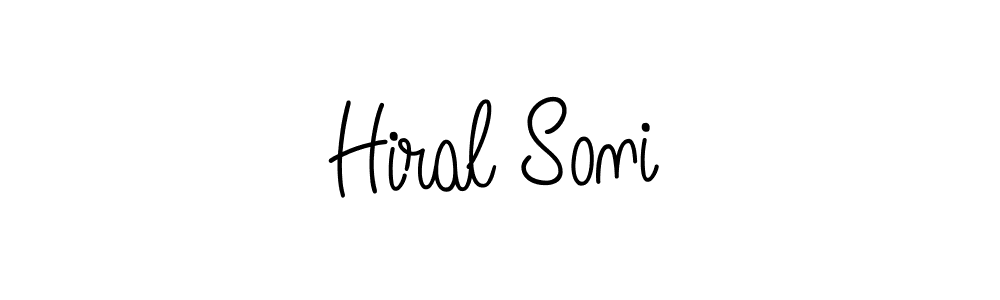 if you are searching for the best signature style for your name Hiral Soni. so please give up your signature search. here we have designed multiple signature styles  using Angelique-Rose-font-FFP. Hiral Soni signature style 5 images and pictures png