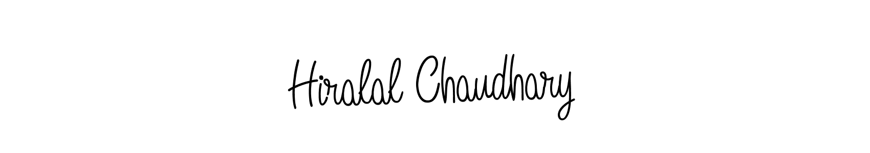 Make a beautiful signature design for name Hiralal Chaudhary. Use this online signature maker to create a handwritten signature for free. Hiralal Chaudhary signature style 5 images and pictures png