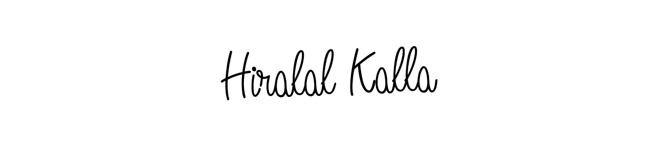 Angelique-Rose-font-FFP is a professional signature style that is perfect for those who want to add a touch of class to their signature. It is also a great choice for those who want to make their signature more unique. Get Hiralal Kalla name to fancy signature for free. Hiralal Kalla signature style 5 images and pictures png