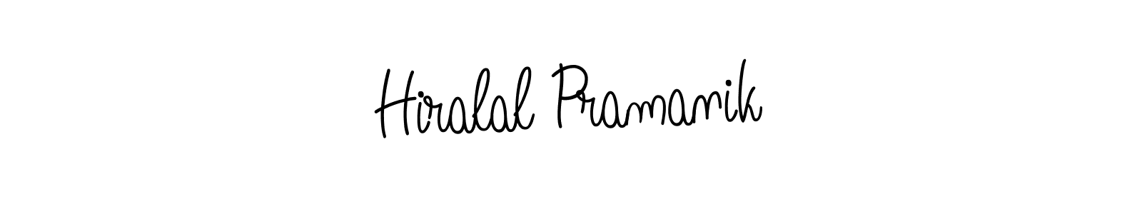 How to make Hiralal Pramanik name signature. Use Angelique-Rose-font-FFP style for creating short signs online. This is the latest handwritten sign. Hiralal Pramanik signature style 5 images and pictures png