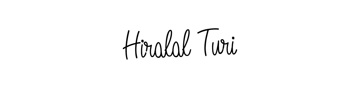 The best way (Angelique-Rose-font-FFP) to make a short signature is to pick only two or three words in your name. The name Hiralal Turi include a total of six letters. For converting this name. Hiralal Turi signature style 5 images and pictures png